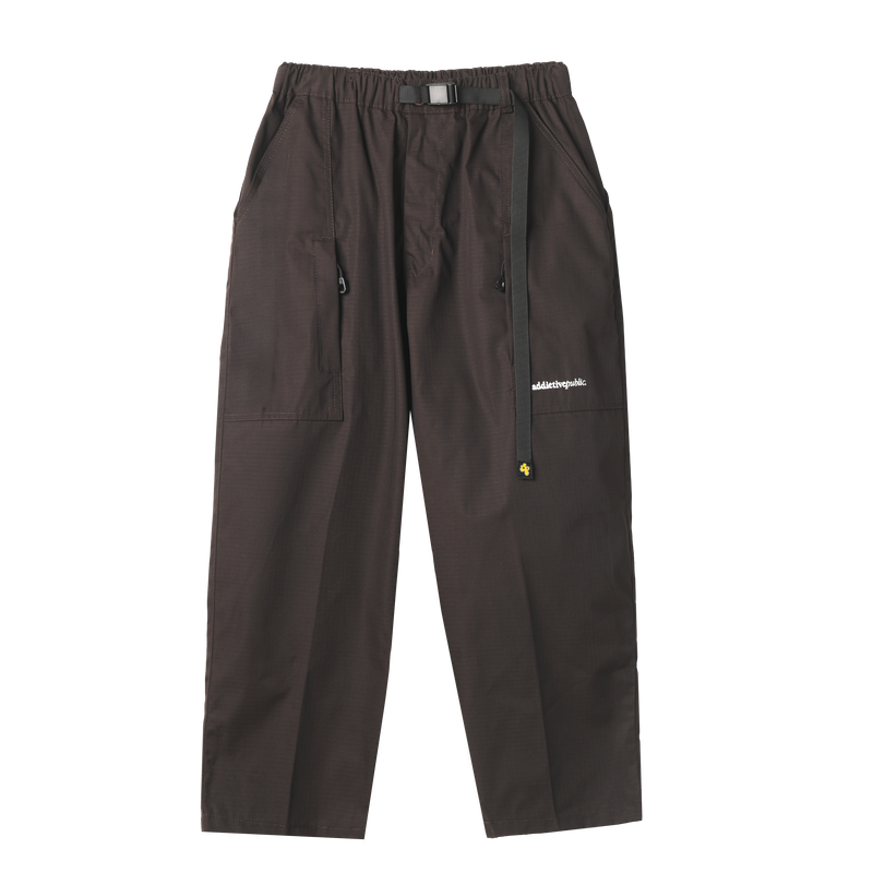 ADDICTIVE Barrel Pants Dark Brown